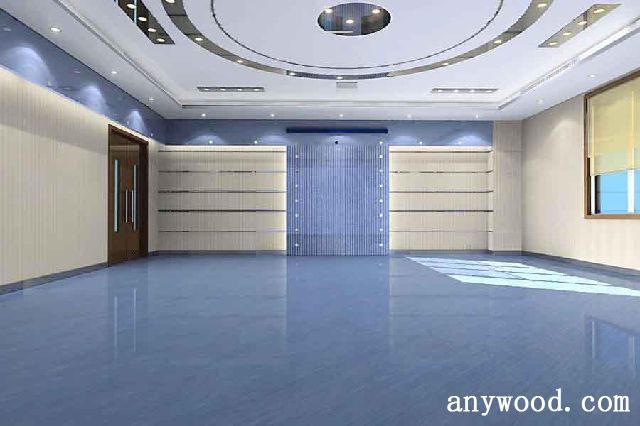 【批木网】深蓝色的地板anywood.com