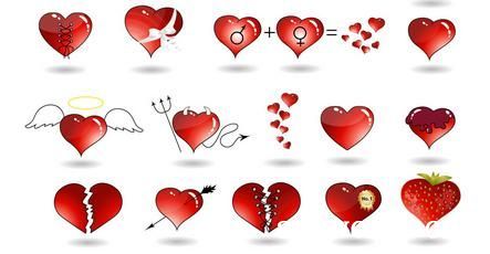 图标“♥”