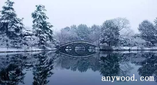 中国雪景