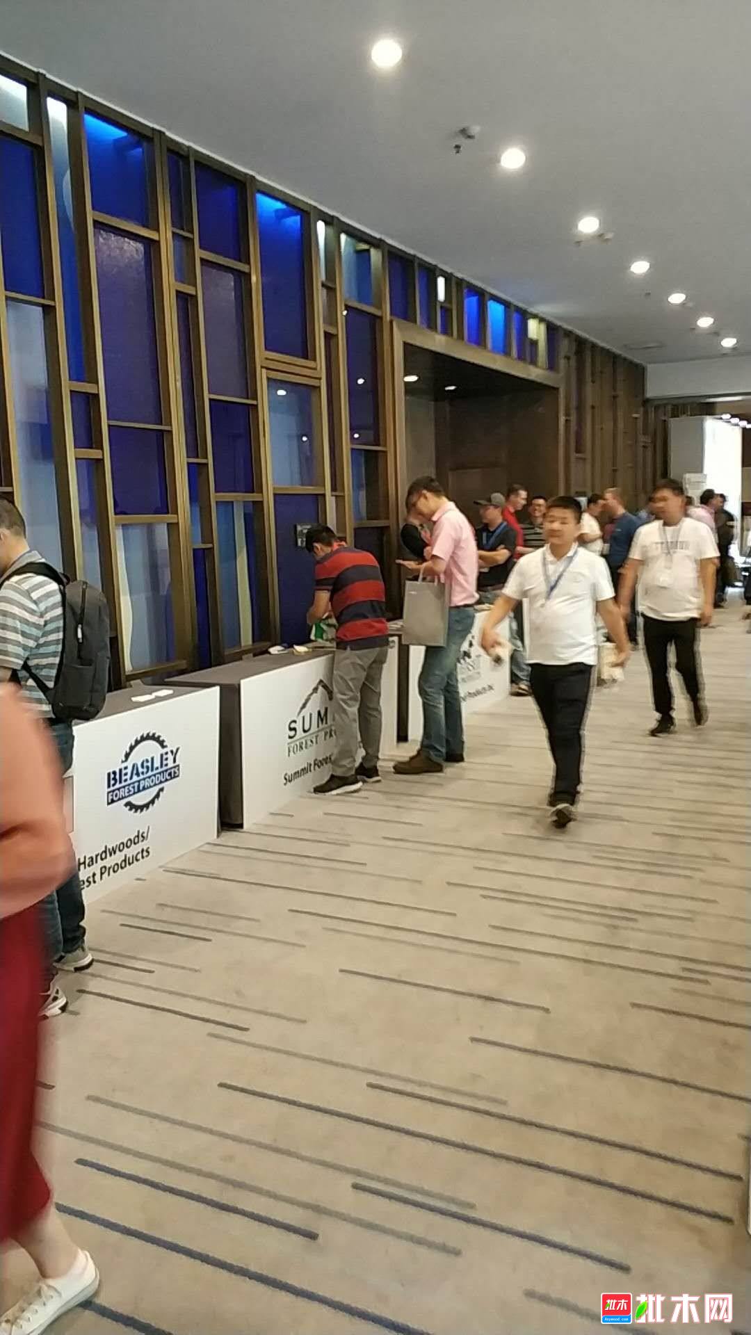 2018美国阔叶木外销委员会会后的小型贸易展以及鸡尾酒会