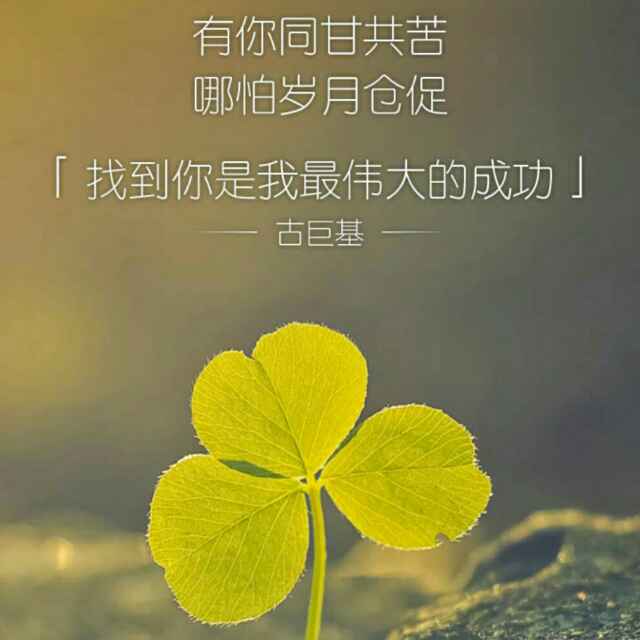 你若安好！我是晴天！