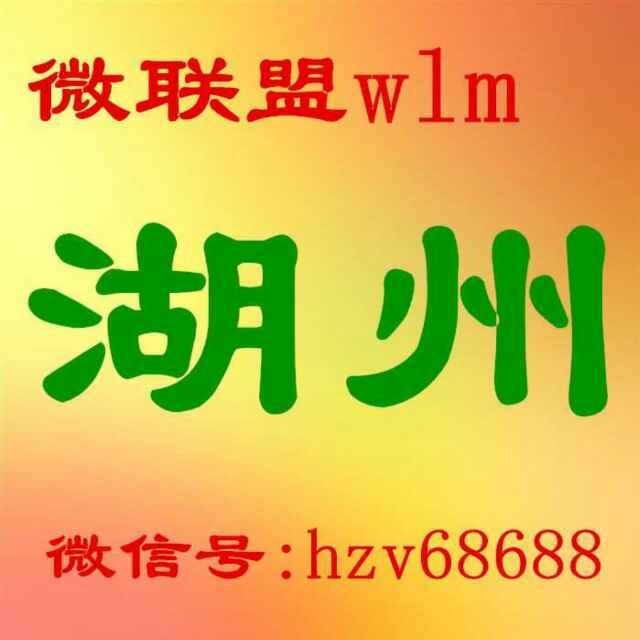 湖州⚜微总台（全国招加盟）