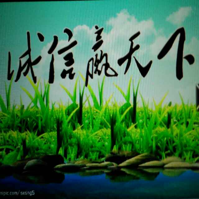 诚信行天下